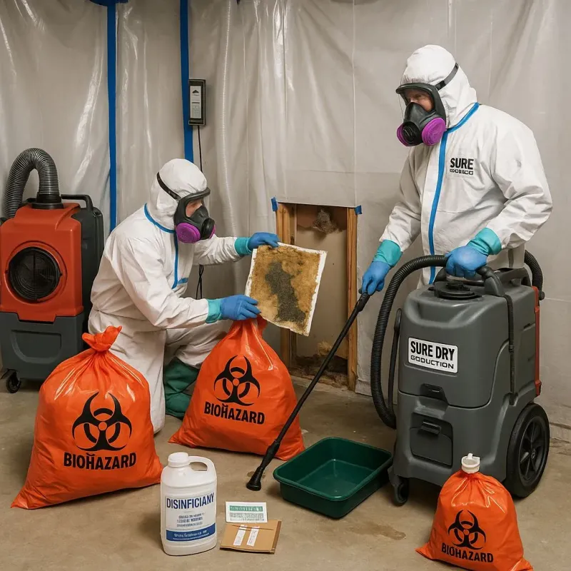 Contaminated Water Handling Protocols process in Newton, KS