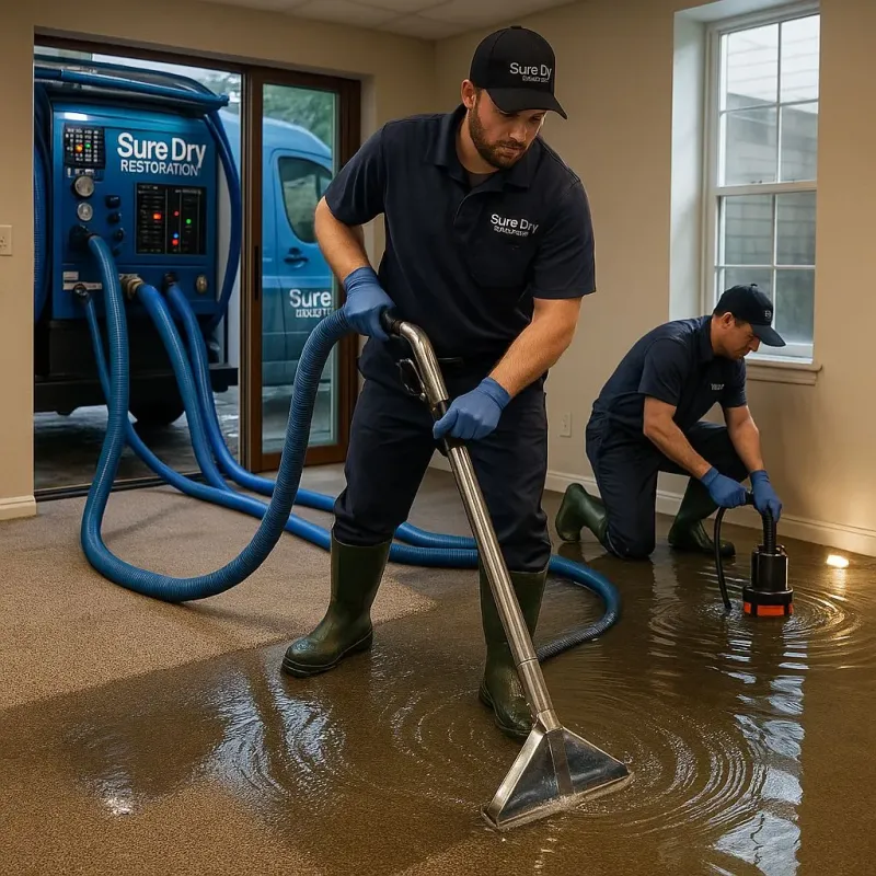 Water Extraction and Removal process in Newton, KS